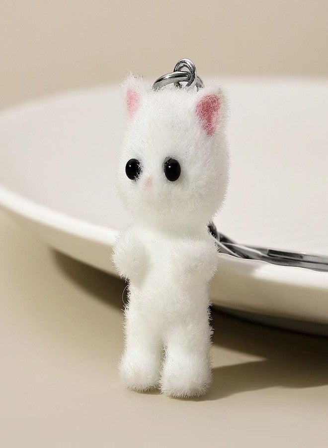 EXPHAIN Cute Cat Keychain For Women Kitty Keychains For Backpacks Bag Charm Key Chain Accessories - Image 4